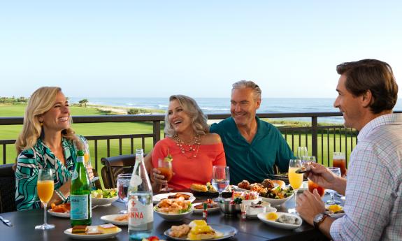 Brunch and views at the Atlantic Grille at Hammock Beach Golf Resort & Spa