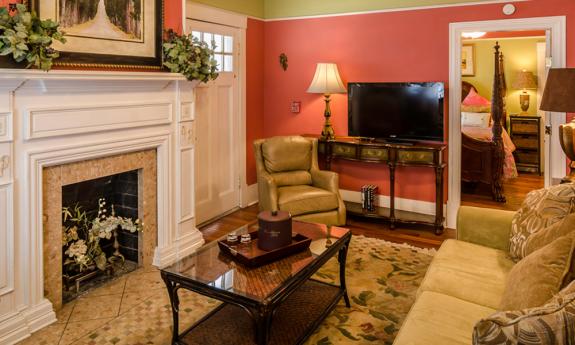 The Bay View room at the Casablanca Inn