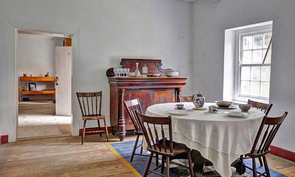 The well preserved and historically accurate De Mesa-Sanchez House from the 1740s. The southwest corner of the building is the original colonial home, with surrounding rooms being add-ons.