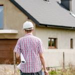 General contractor on building site