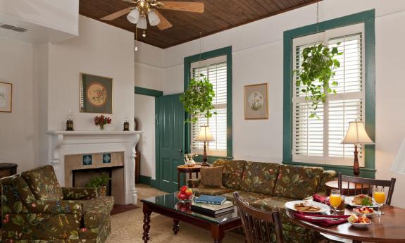 The well-appointed Elizabeth Suite in historic St. Augustine, Fl.