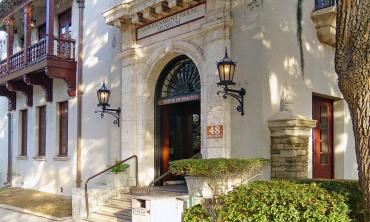 Located in the center of the historic downtown district.