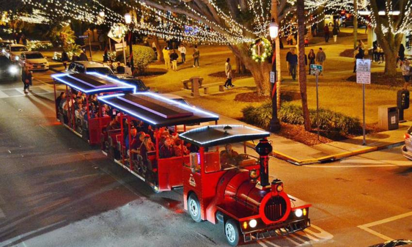 Nights of Lights by train