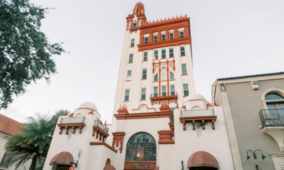 The Treasury Building in St. Augustine against the sky