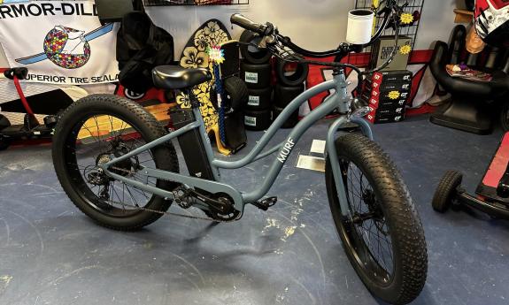 An e-bike available to rent or buy